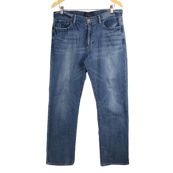 Lucky Brand Other - Lucky Brand 363 Vintage Straight Jeans Mens Size 33x30 Blue Medium Wash Denim